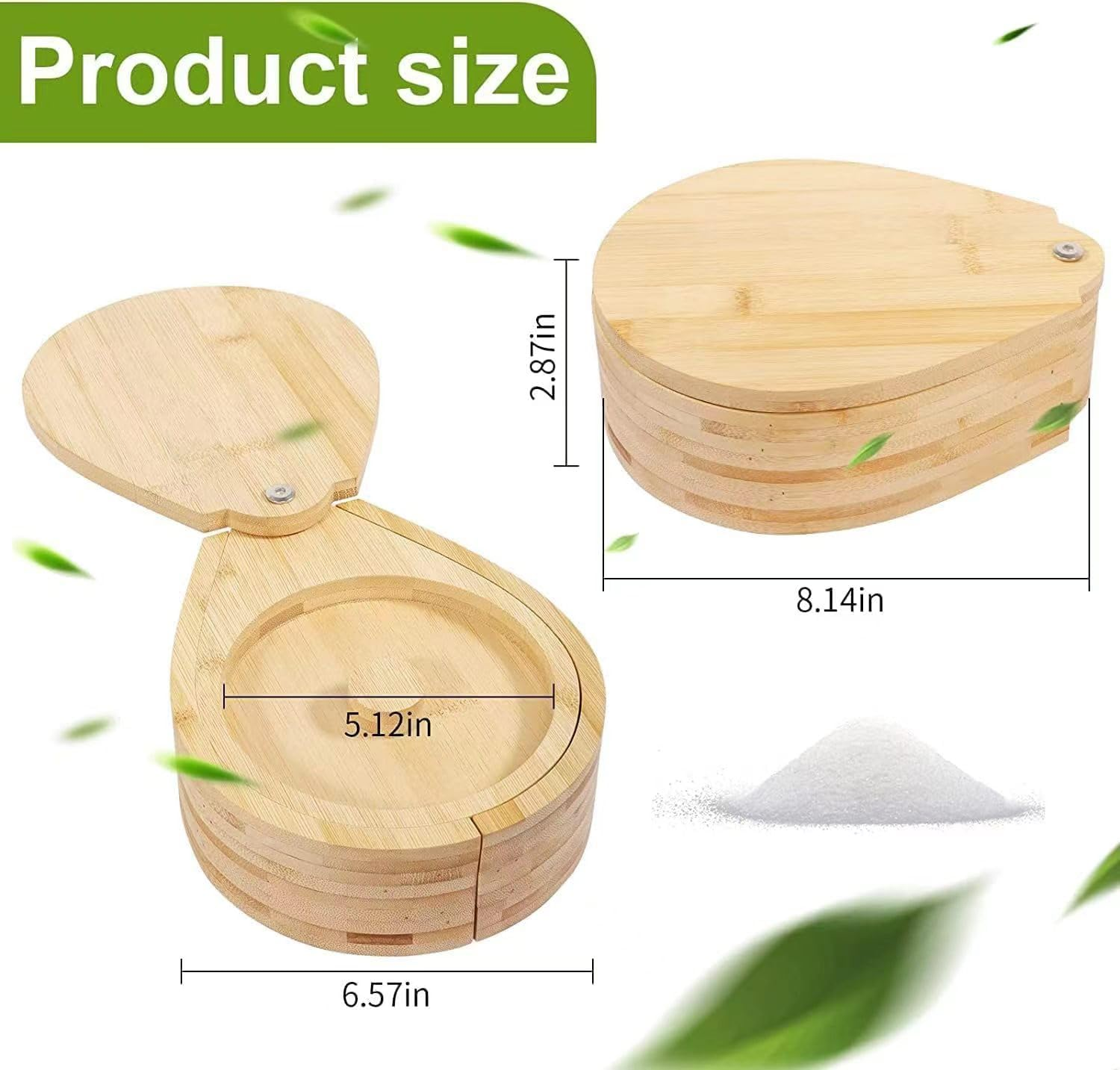 3 Tier Bamboo Margarita Salt Rimmer Set Perfect Bar Glass Rimmer for Cocktails and Margaritas - Includes Salt and Sugar Rimming Options Ideal for Cocktail Lovers and Bartenders(Bamboo Wood)