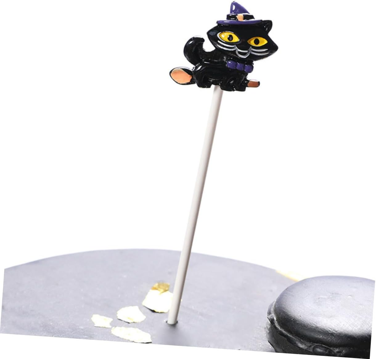 STOBAZA Paper Halloween Cake Picks Decorative Dessert Topper Sets Random Style image number 1