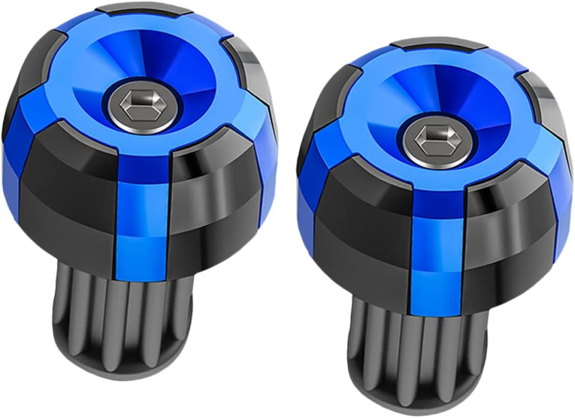 BUGUUYO 2Pcs Motorbike Handlebar Ends Off-Road Scooter Handle Plugs Grip for Bike Motorcycle Accessories Random Color image number 5