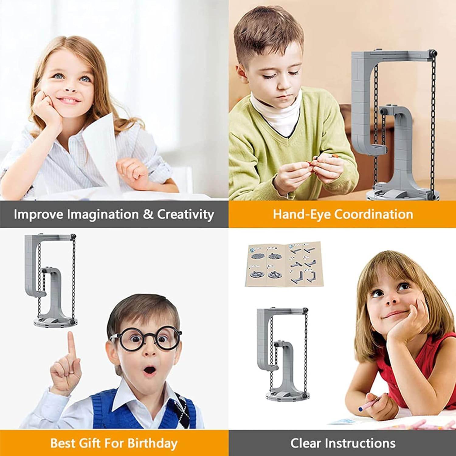 WINNER SPACE Tensegrity Structure Building Blocks Toys,Stem Creative Construction Tensegrity Building Set,Ideas Frame Model Kids Toys,Learning & Education Toy for Boys and Girls,Kids (66 Pcs,Purple) image number 2