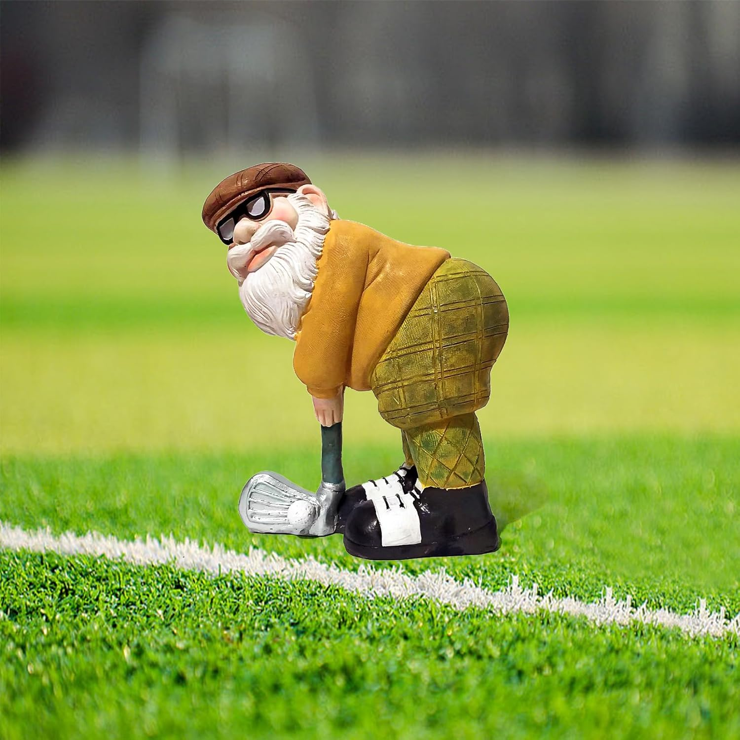 Garden Gnomes Ornament, Garden Ornaments Outdoor, Funny Golf Garden Gnome Statue Ornaments, Indoor or Outdoor Lawn Decorations, Decorative Home Accessories, Novelty Interesting Gifts Gardening Gifts image number 5