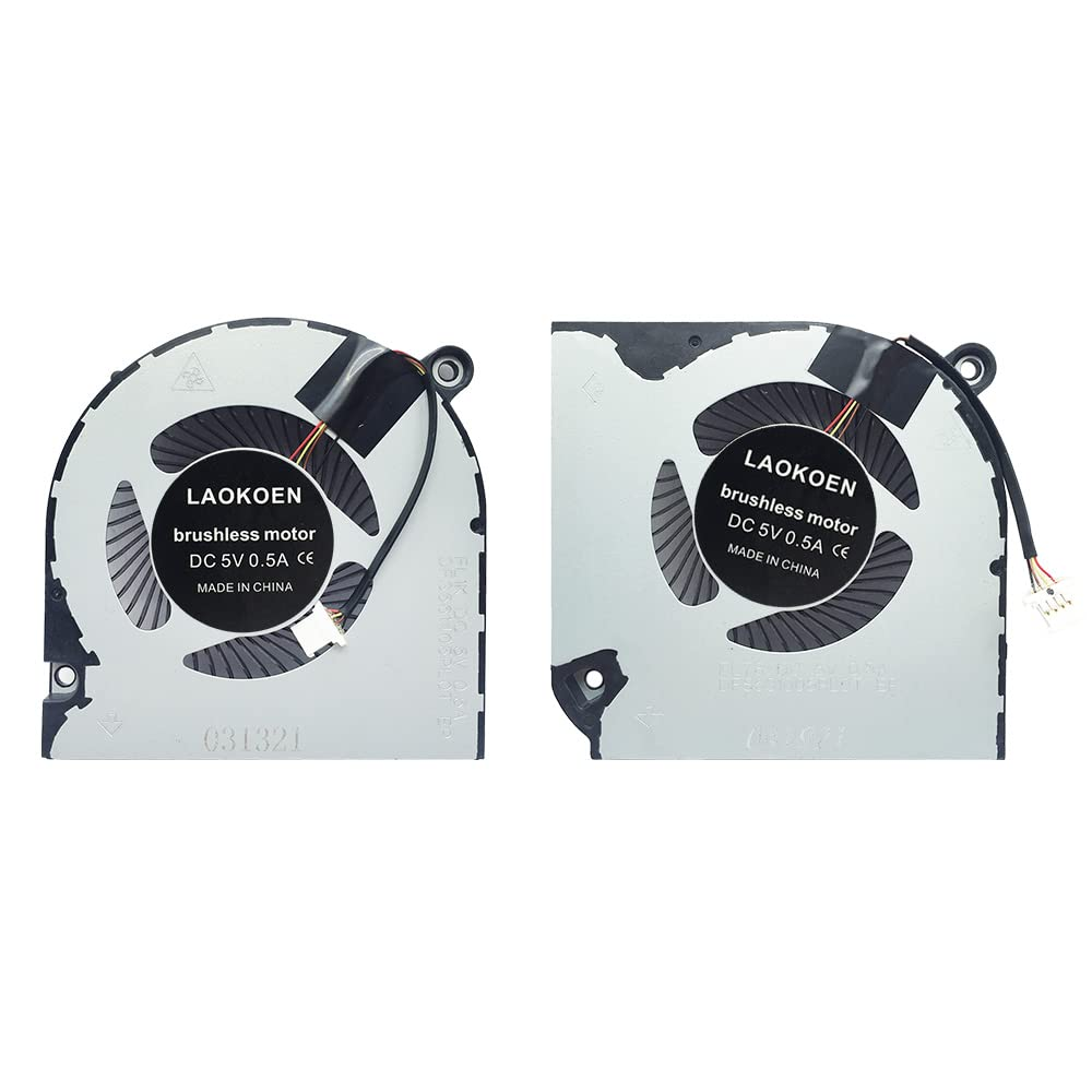 New Replacement Cooling Fans for Acer Nitro 5 AN515-54 N18C3 AN515-54-599H AN515-54-5695 AN517-51, Acer Nitro 7 AN715-51 AN715-51-73BU AN715-51-796C AN715-51-7427 A715-74G N19C5 Laptop image number 2