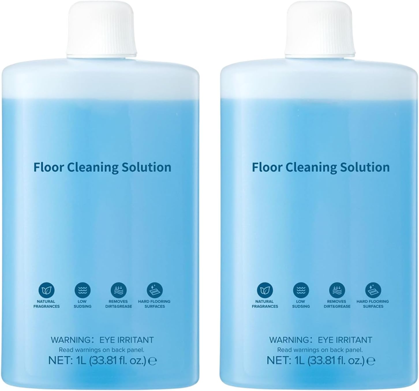 2-Pack Floor Cleaning Solution Compatible with All Roborock, Floor Cleaner for Hardwood, Compatible Robot Vacuums with Mopping and Wet and Dry Vacuum 1L image number 2