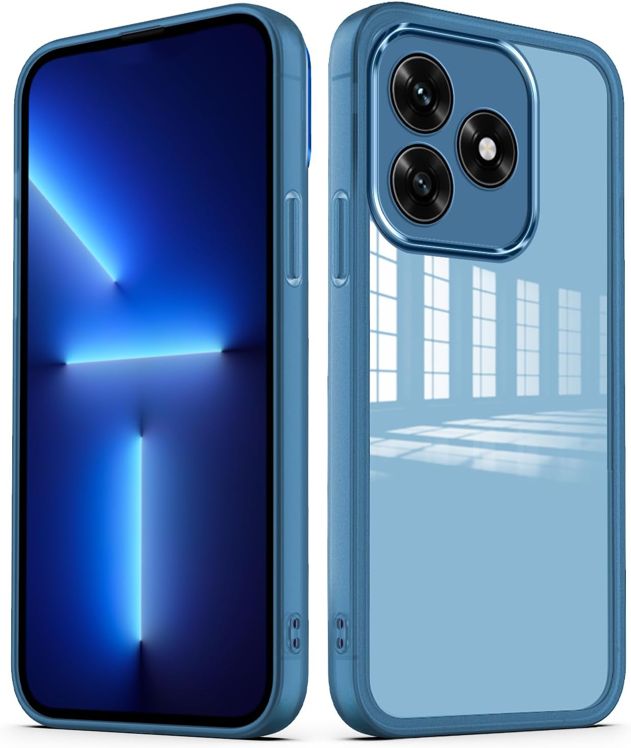 YUXING Case for Oppo Find X9 Mobile Phone Case Transparent with Camera Protection Film Ultra Thin Protective Bumper Slim Case Back Cover - Black