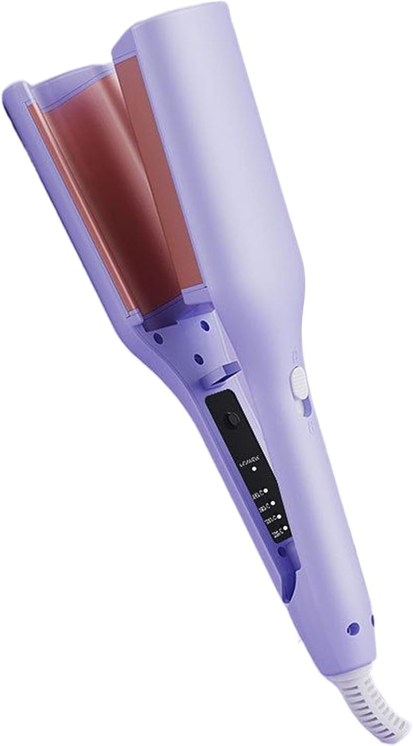 Jiimhte Curling Iron - Negative Ion Anti-Scalding Curling Iron,Hairdressing Tool with Adjustable Temperature for Salon Home Travel Vacation Party Date Night Wedding Dance Girls Ladies