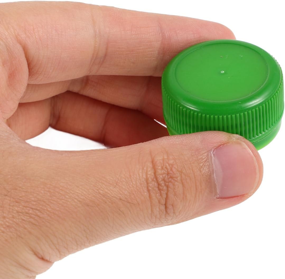 Sewroro 50Pcs Plastic Bottle Caps, Mixed Color Bottle Caps Plastic Colorful Bottle Lids Caps for DIY Craft image number 4