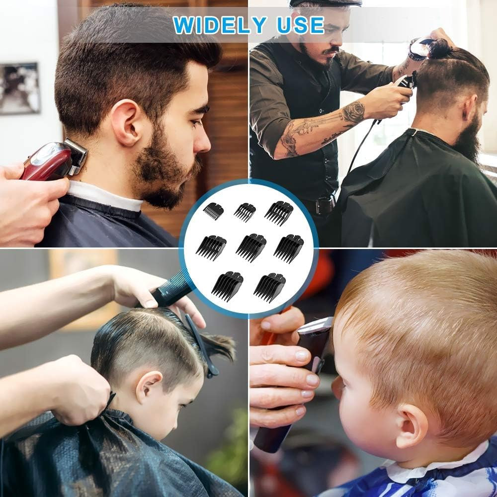 Hair Clipper Guards - 8 Piece Professional Grade Set #1-8 (1/8" to 1") | Universal Replacement Guides for Wahl Clippers & Hair Trimmers Wahl Hair Clippers image number 2