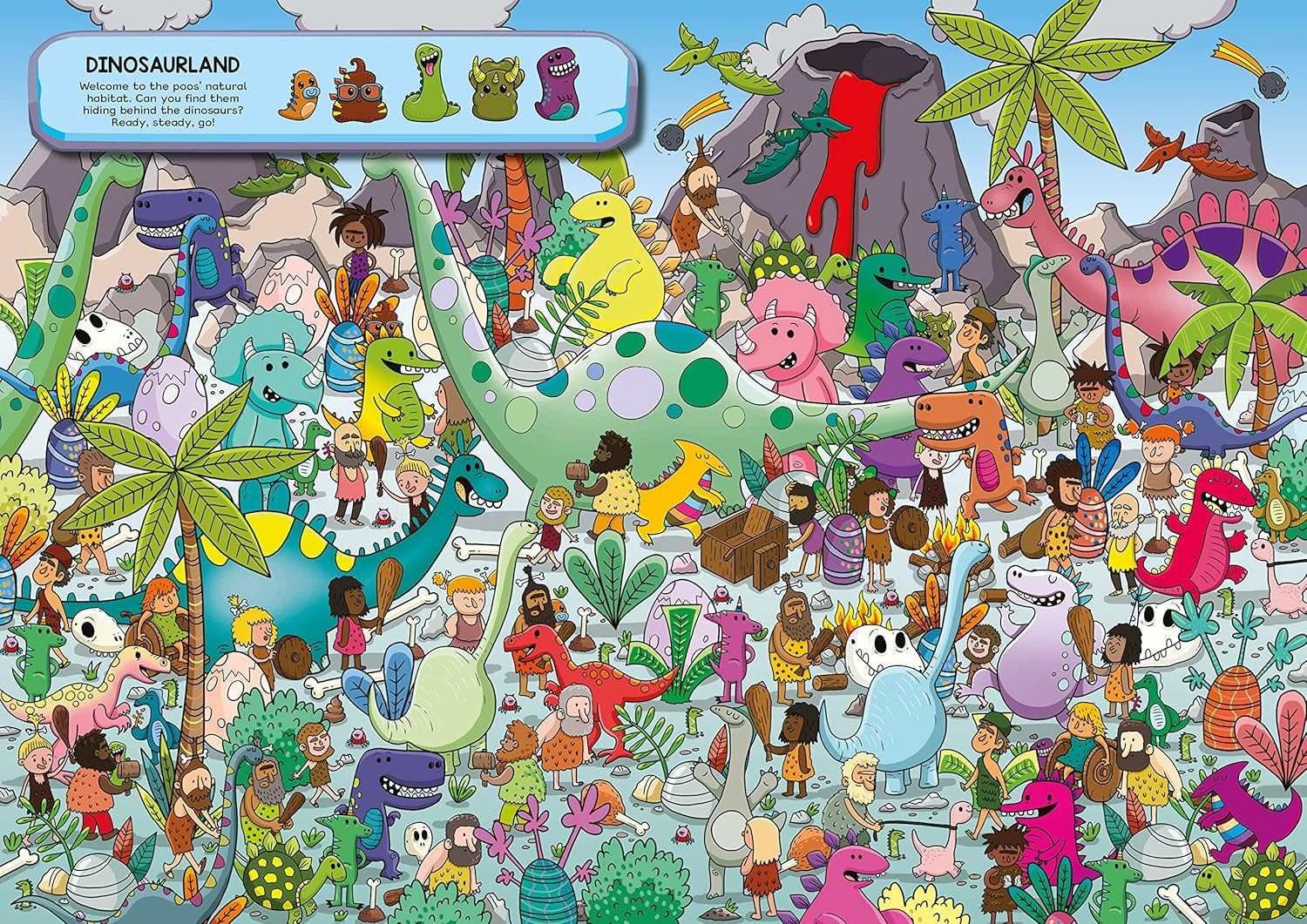 Where'S the Dinosaur Poo? Search and Find