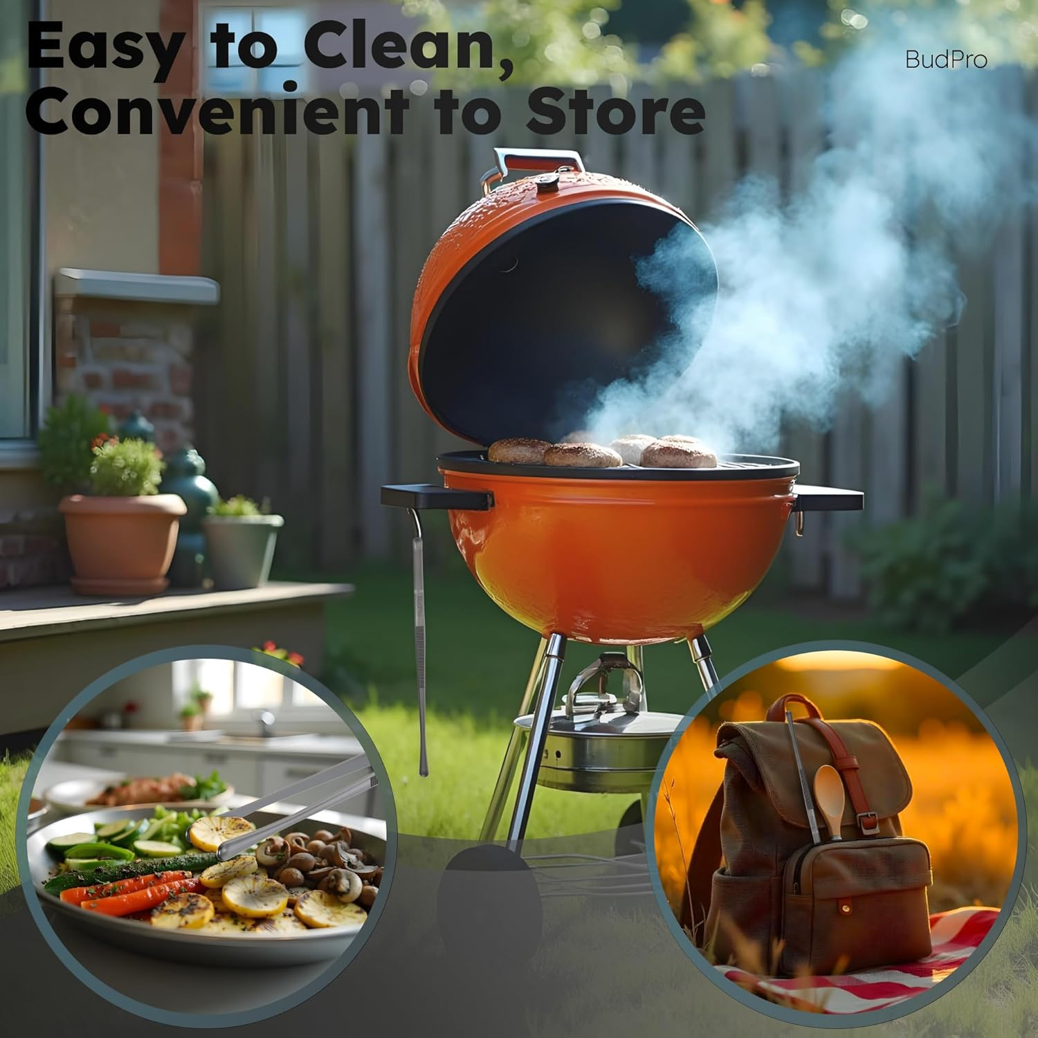 Budpro Black Hookah Tongs Long 12" High Quality Coal Tongs for Hookahs, the Longest You'Ve Ever Had image number 4