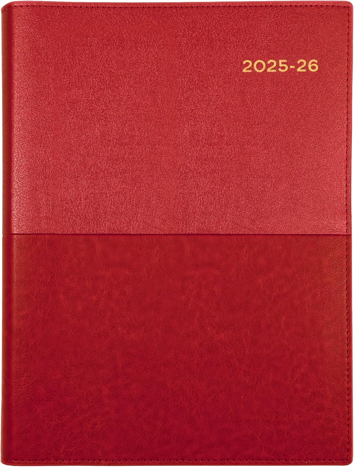 Collins Vanessa - A4 Day to Page Financial Year 2025-2026 Diary/Planner - Red