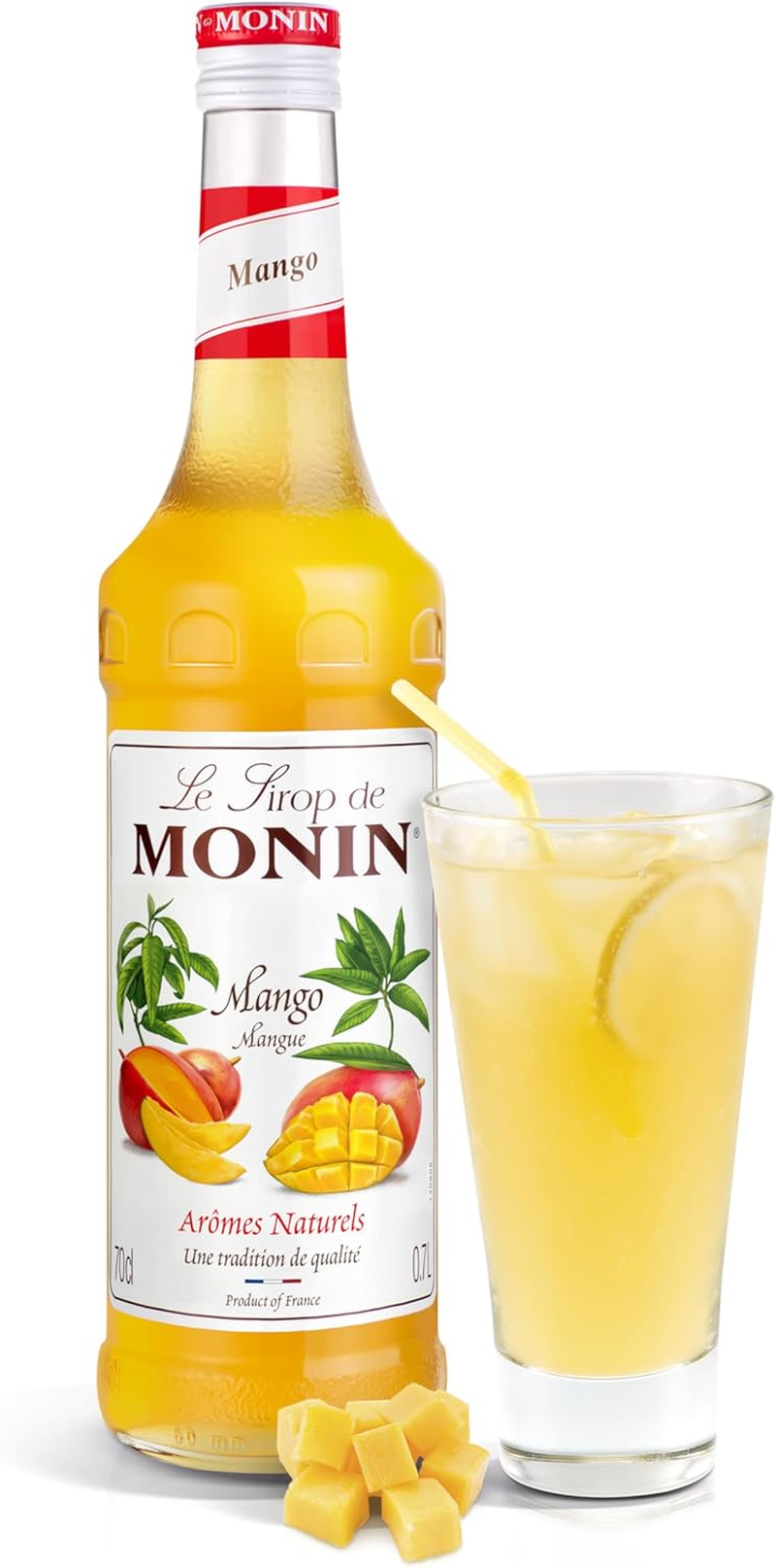 Monin Mango Syrup, 700 Ml (Pack of 1), 960652 image number 1