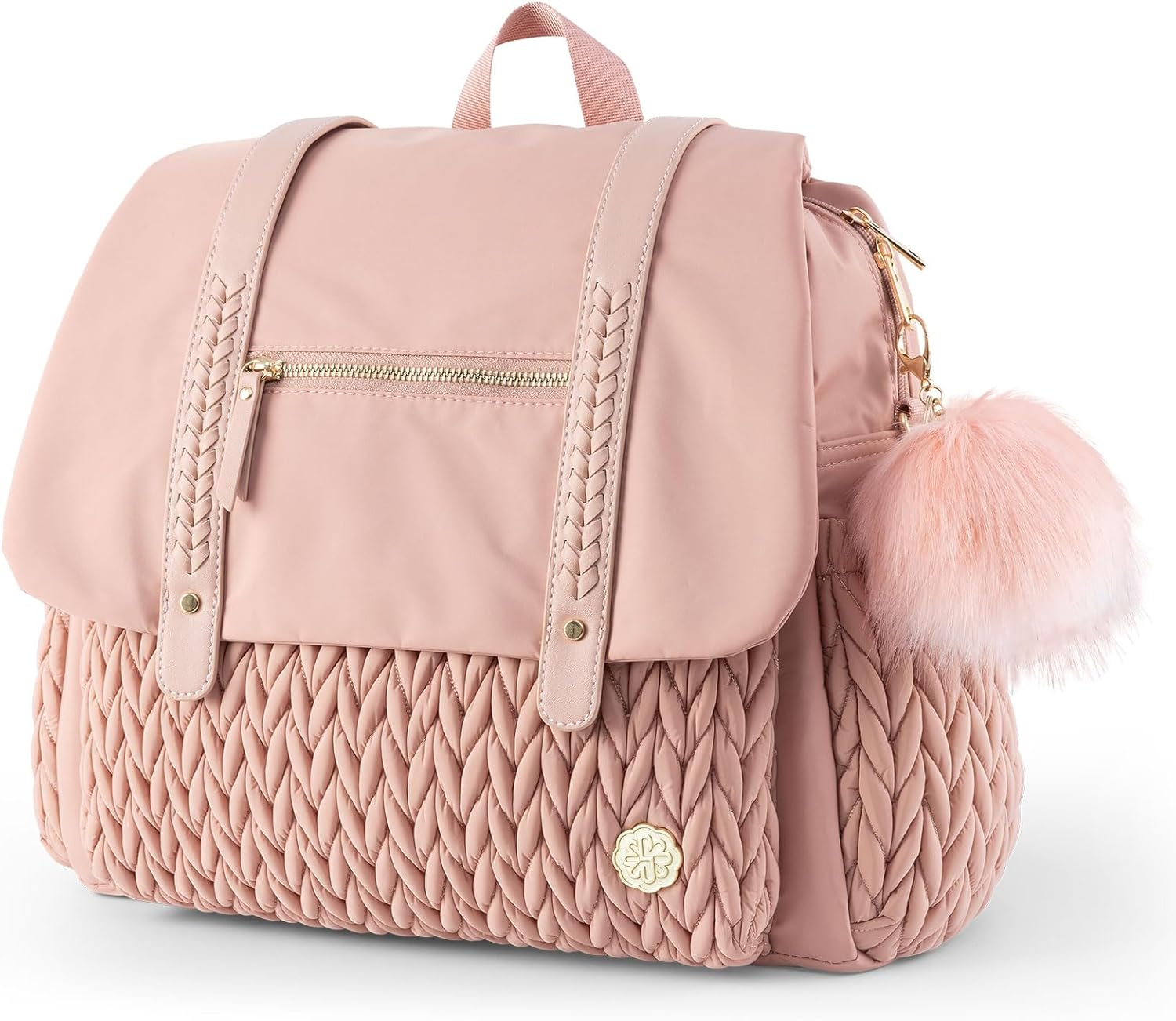 Diaper Bag Backpack Large Capacity Convertible Travel Back Pack Waterproof Baby Bag for Mom and Girl