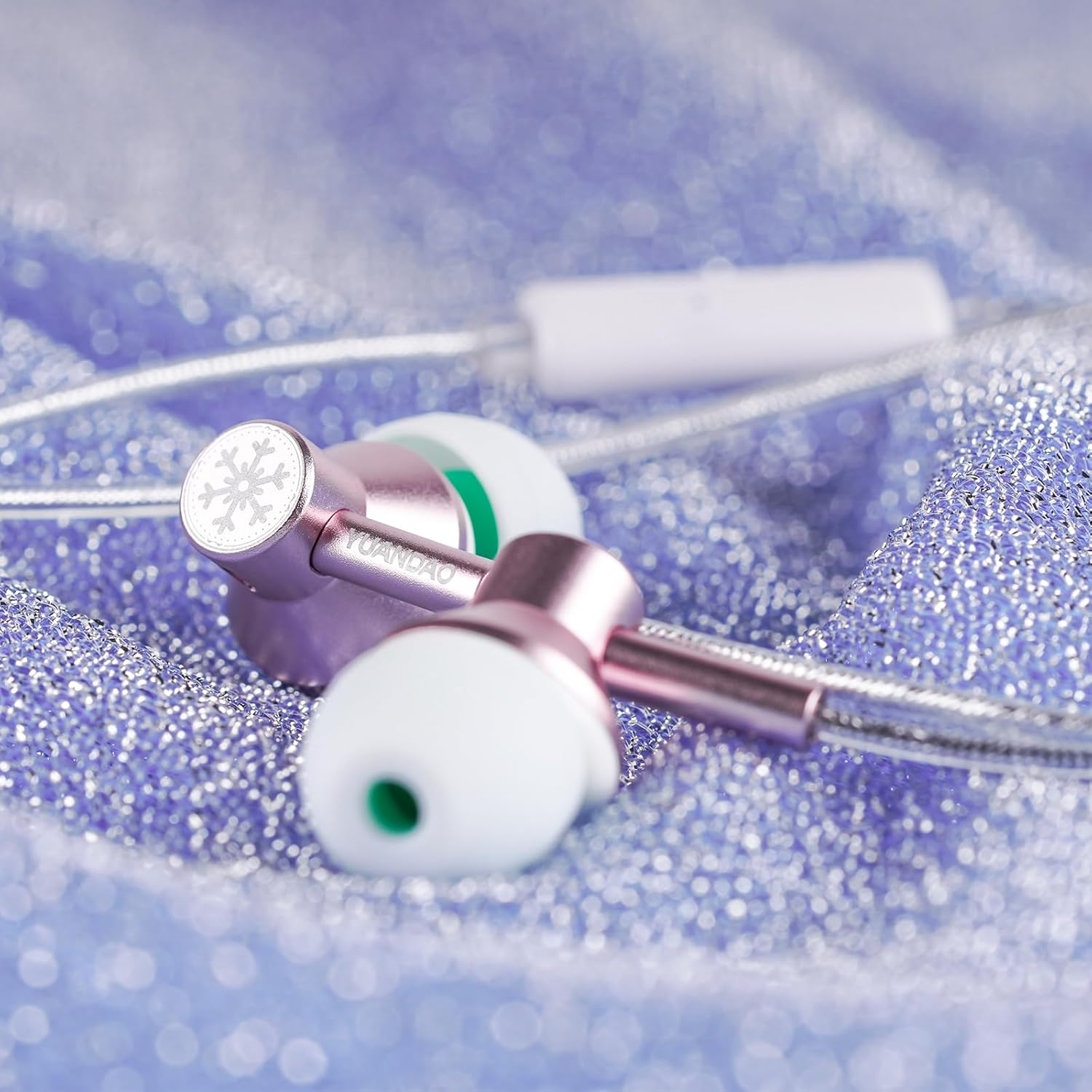 NICEHCK Stringsnow Wired Earbuds, 10Mm Dynamic Driver PEEK PU LCP Diaphragm Hifi In-Ear Headphones for Ipad, Laptop, MP3, Android Fits All 3.5Mm Jack Device (Pink 3.5Mm No Mic)