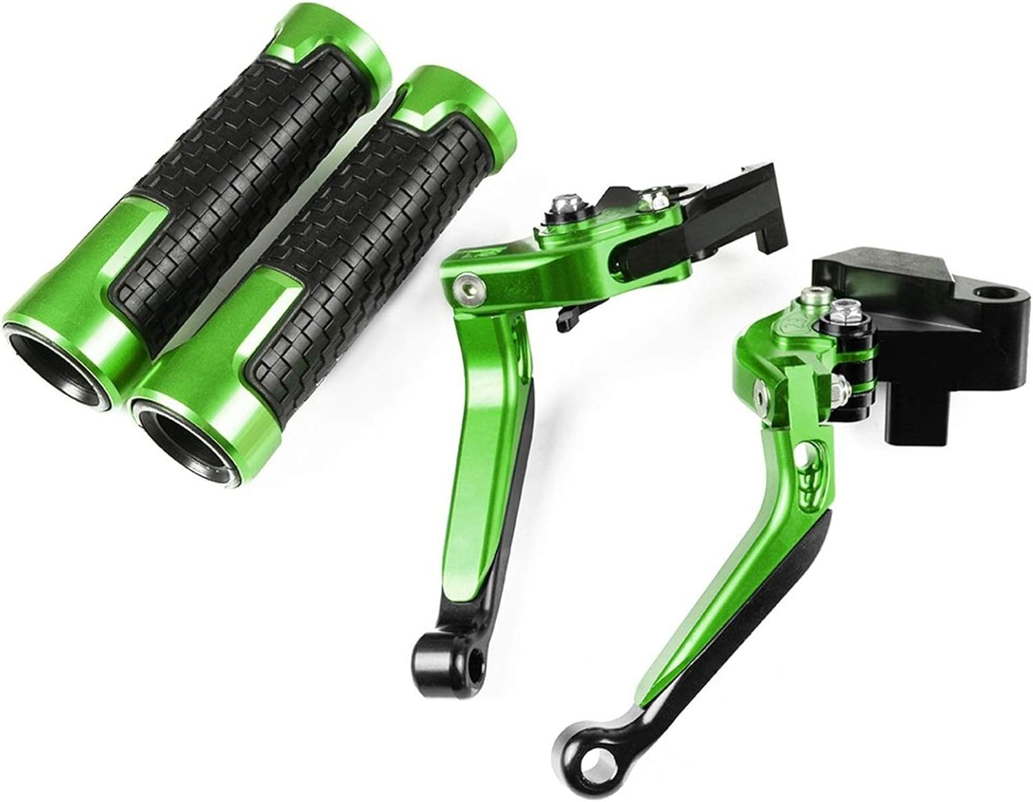 Motorbike Brake Clutch Lever for Kawa&Saki ZX6R ZX-6R 2007-2016 2013 2014 2015 Motorcycle Adjustable Folding Brake Clutch Levers Handlebar Hand Grips (Color : 1) image number 4