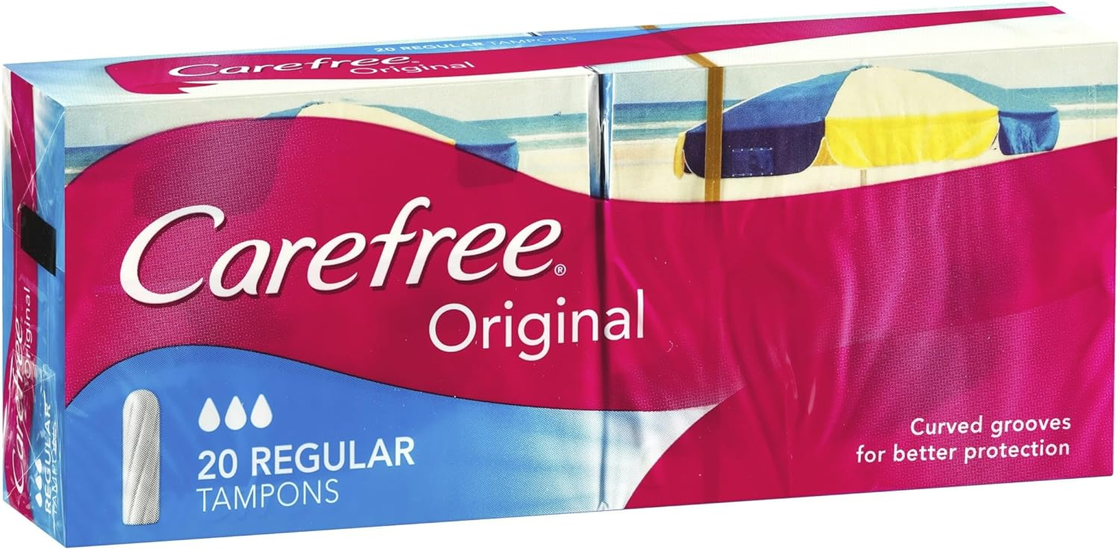 Carefree Tampons Regular 20 Count image number 1