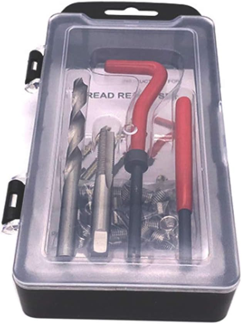 Xinyee 15Pcs M-10 X 1.0 Thread Repair Kit Helicoil Compatible 10Mm Damaged Threads