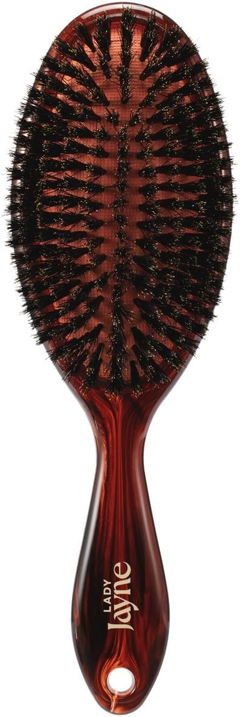Lady Jayne Pad Brush 100% Boar Bristle Large