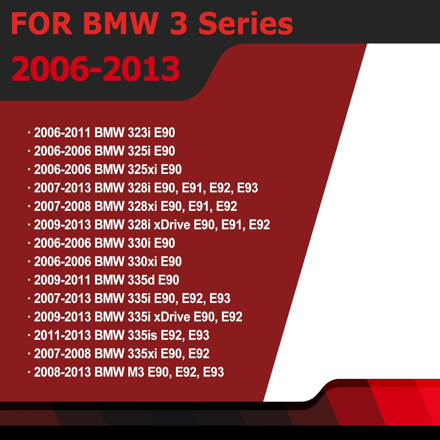 Pair Retractable Cup Holder Left&Right Side Compatible with BMW 3 Series E90 E91 E92 E93 323I 325I 325Xi 328I 328Xi 330I 330Xi 335D 335I 335Is 335Xi M3 2006-2013 Replaces 51459173463 51459173469 Black