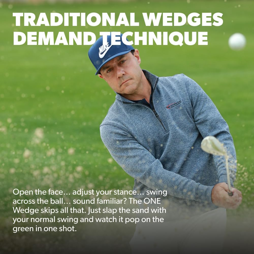 Performance Golf ONE Wedge | Accelerates the Club through Any Lie | Solid Shots | No Chunking | Gets You on the Green in One Shot image number 2
