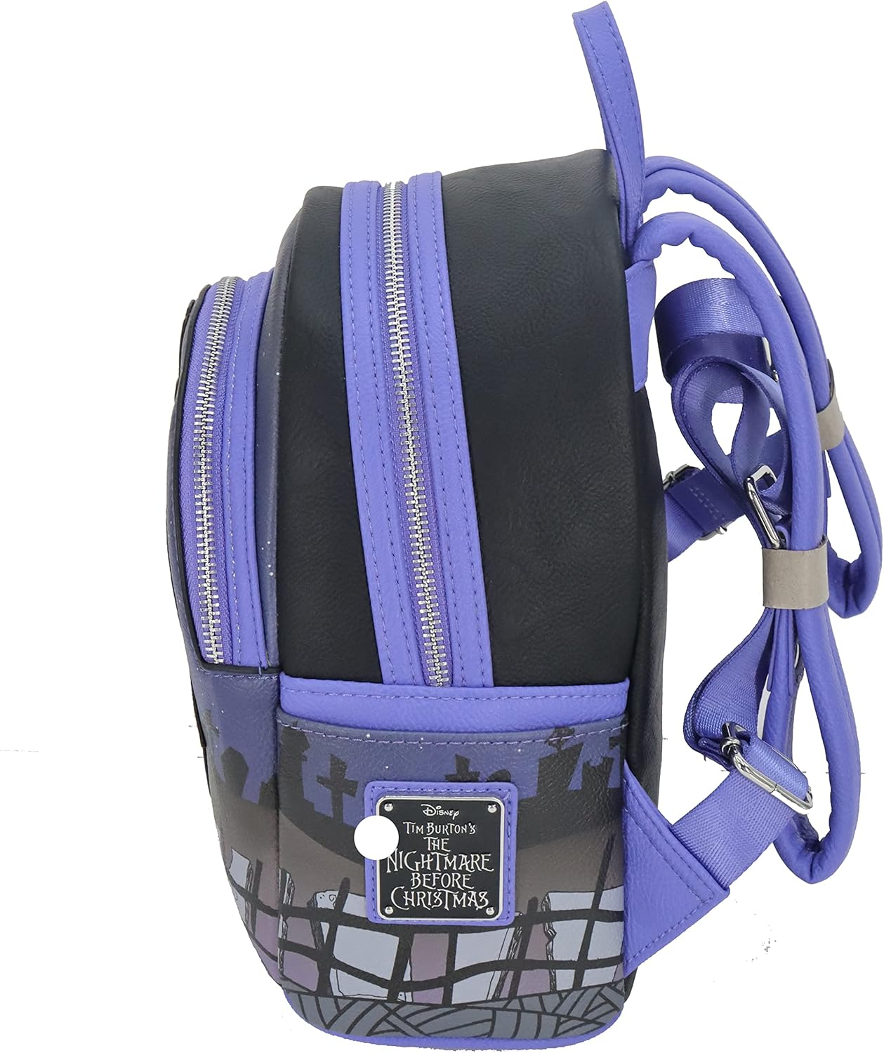 Loungefly Nightmare before Christmas - Zero Dog House Glow in the Dark Faux Leather Mini Backpack, 10-Inch Height image number 2