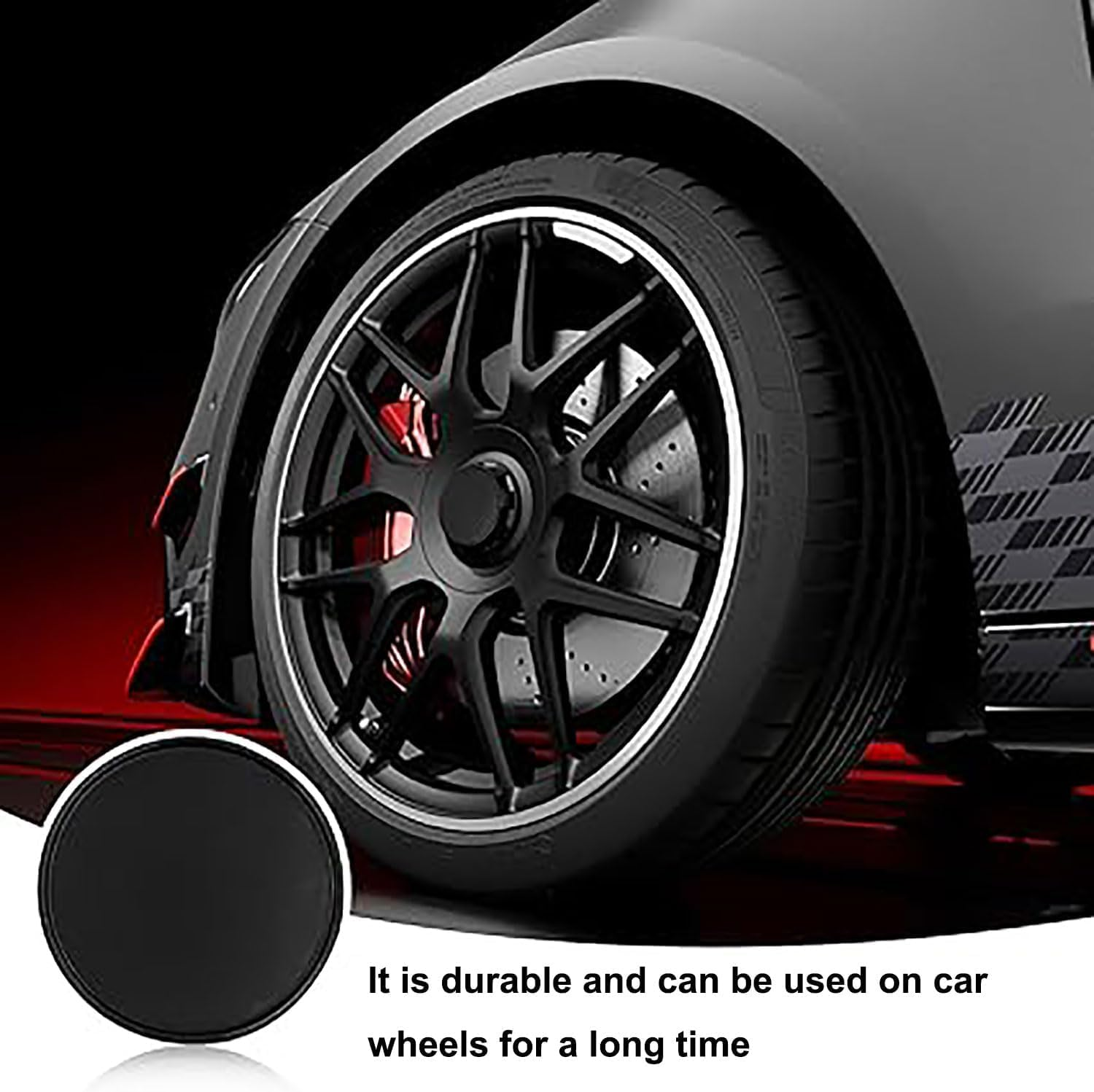 Car Wheel Hub Centre Caps, 4Pcs Universal Snap-In Rim Covers, Durable Snap-In Vehicle Rim Hub Caps, Car Wheel Centre Hub Caps Covers image number 3