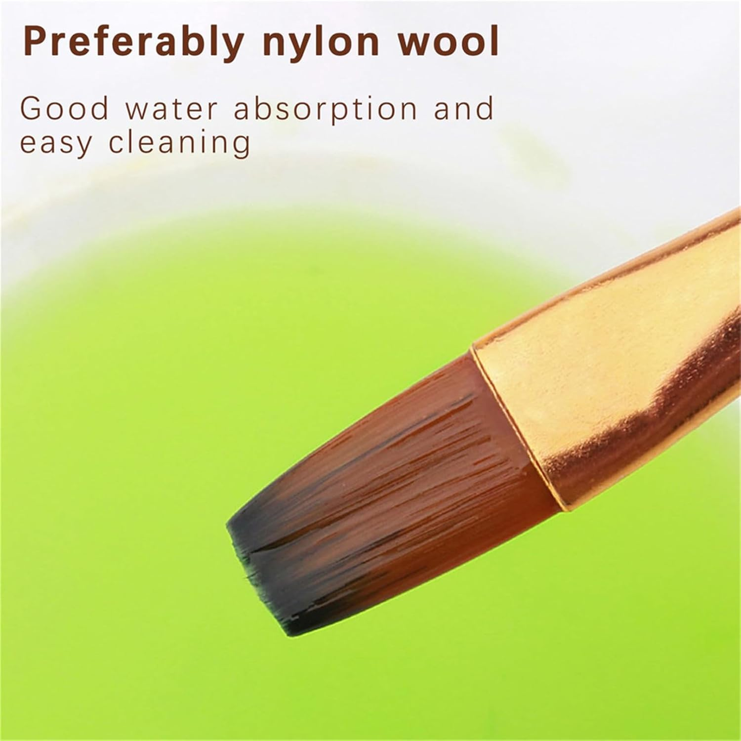 Paint Brushes,12 Pcs Artist Paint Brush Set,Professional Art Painting Brush for Acrylic Painting,Oil,Watercolor,Include Pointed Rounds,Fan,Flat Assorted Shapes,Great for Kids Adult Fabulous image number 6