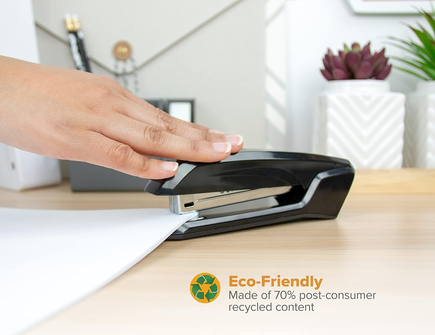 Bostitch Ascend 3 in 1 Stapler with Integrated Remover & Staple Storage, Value Pack with Staples & Remover (B210-CC) image number 5