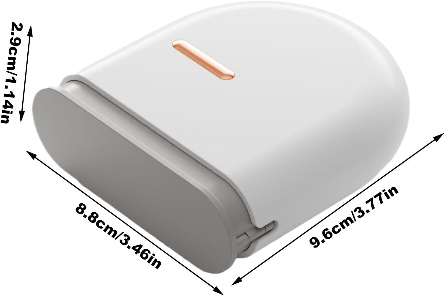 Retainer Cleaner Case - Pull-Out Invisible Grinding Teeth Guard Holder with Ventilation Holes | Retainer Holder Case, Portable Braces Storage Box, Large Capacity Retainer Cases for Women, Men, Adult, - White image number 5