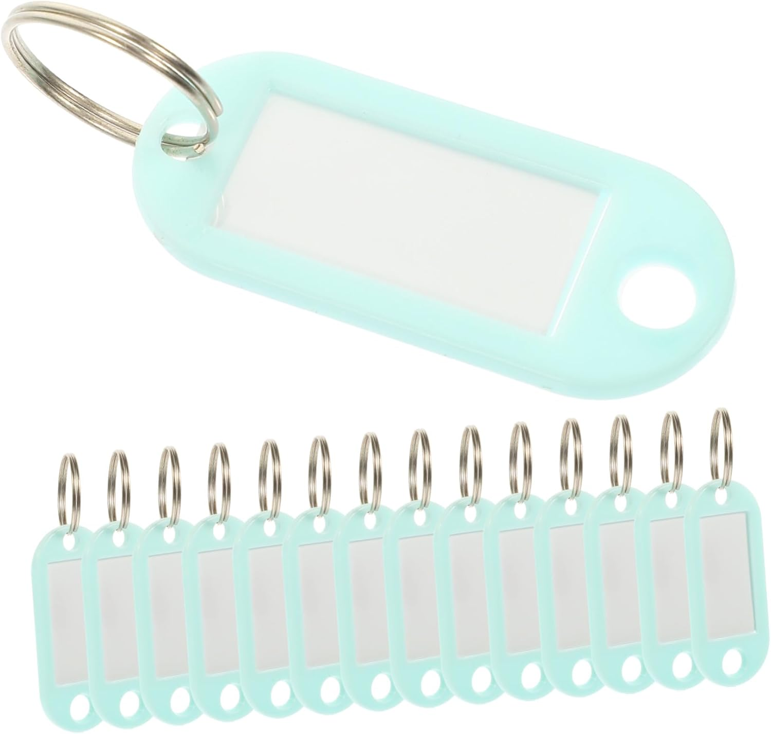 LIGIGWASH Key Classification Tags with Split Ring Key Chain Tags for Luggage Travel Organization image number 4