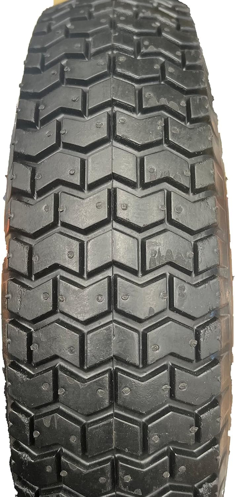 2PCS 16" 4.8/4.00-8 Wheelbarrow Cart Wheels - Heavy-Duty Pneumatic Tyres with Sealed Bearings, Metal Rim, and Multiple Sizes (16Mm/19Mm/20Mm/25.4Mm)130Kg Capacity, Not for Highway Use (19MM BORE) image number 2