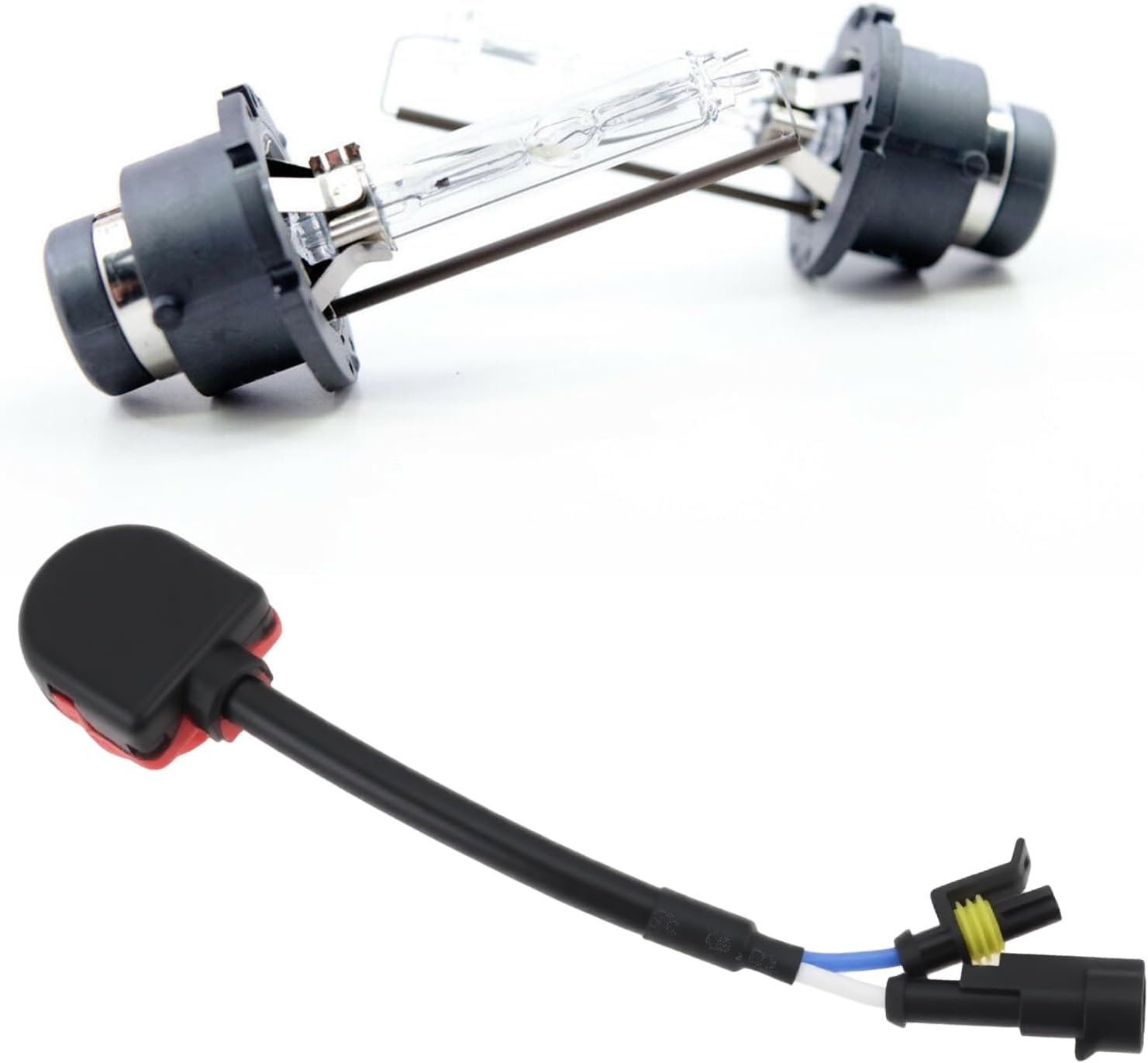SING F LTD 2PCS 35W HID Xenon Bulb Control Unit Adapter Plug Compatible with D2S D2R D2C HID Xenon Bulb Relay Harness image number 6