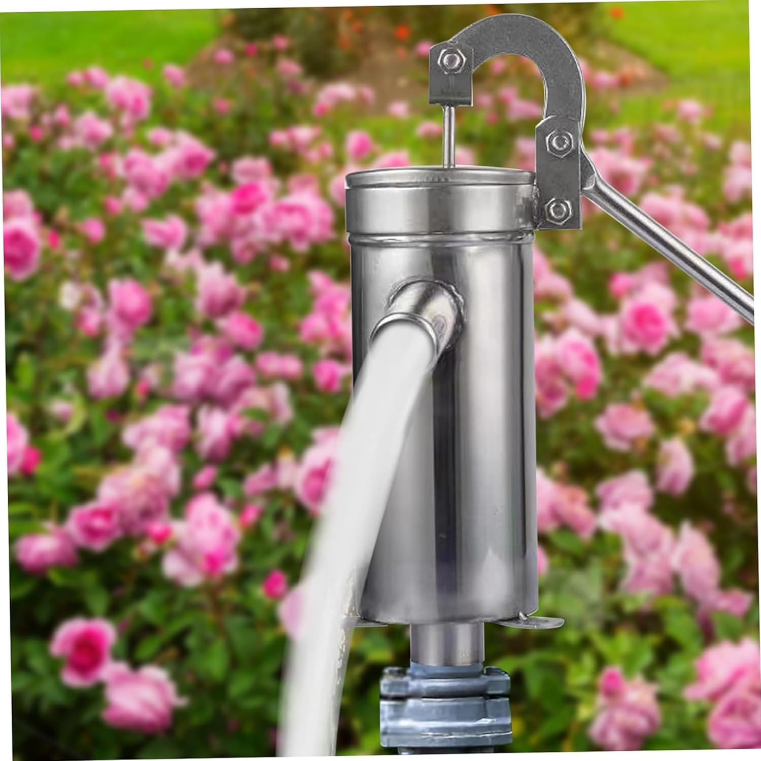 Stainless Steel Manual Well Pump Kit - 30M Deep Water Suction Hand Pump for Groundwater, Home, Garden & Farm Use (No Electricity Needed) image number 3