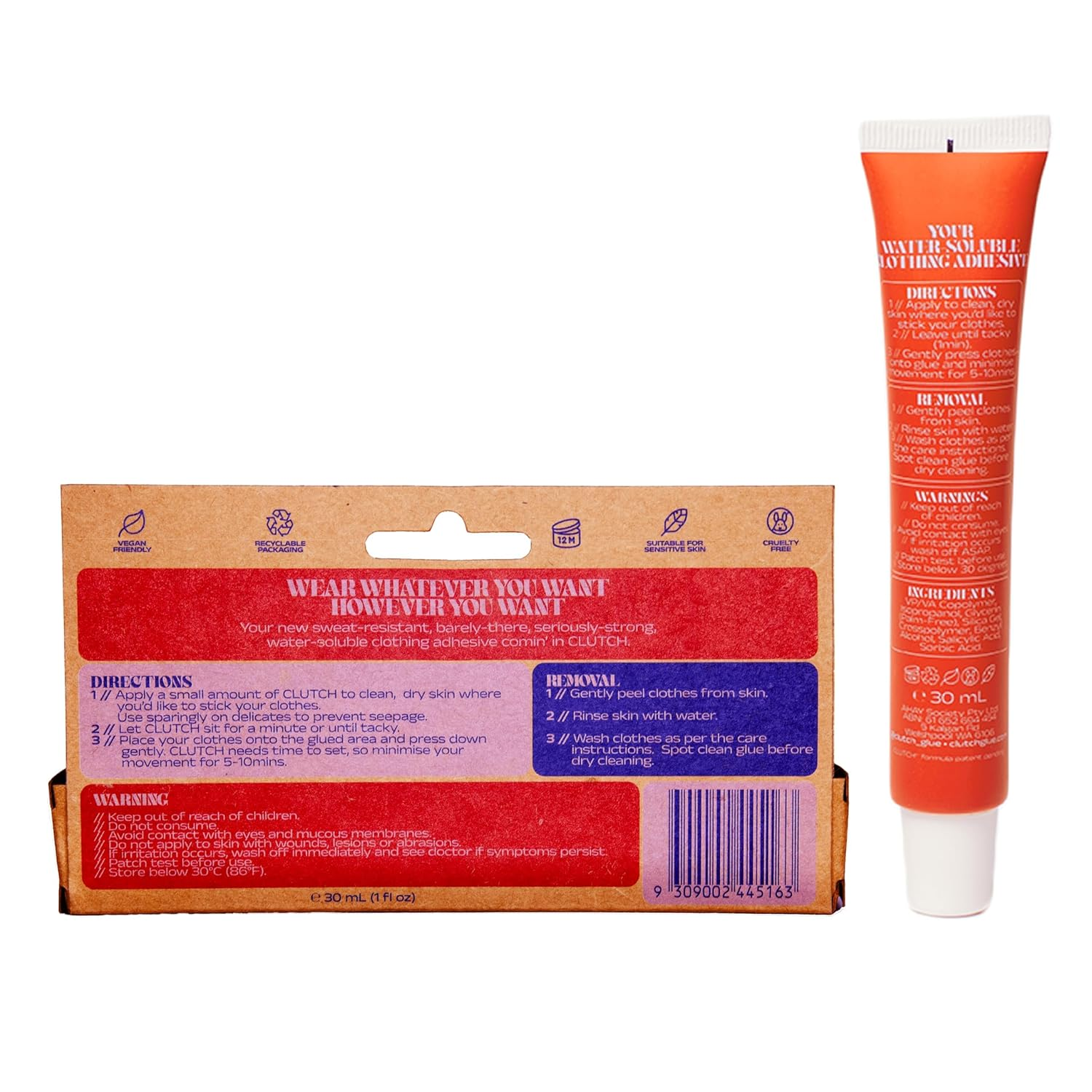 Liquid Fashion Tape &ndash; Clear Body Glue & Fashion Glue for Women &ndash; Customisable Skin Adhesive for Clothing, Dresses, Straps and Accessories &ndash; All-Day Hold for Events & Travel (30Ml) image number 3