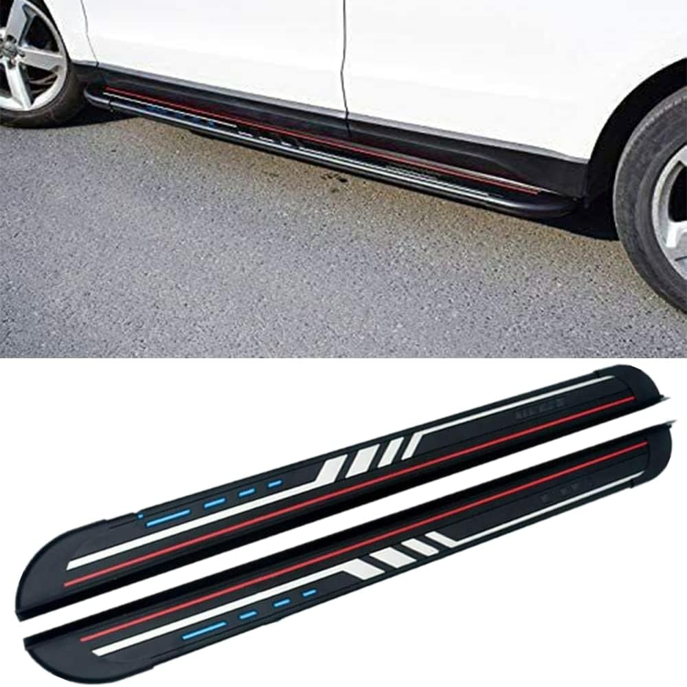 2 Pieces Side Step Fits for Nissan Pathfinder 2013-2021 Fixed Running Board Side Tube Nerf Bar Platform image number 2
