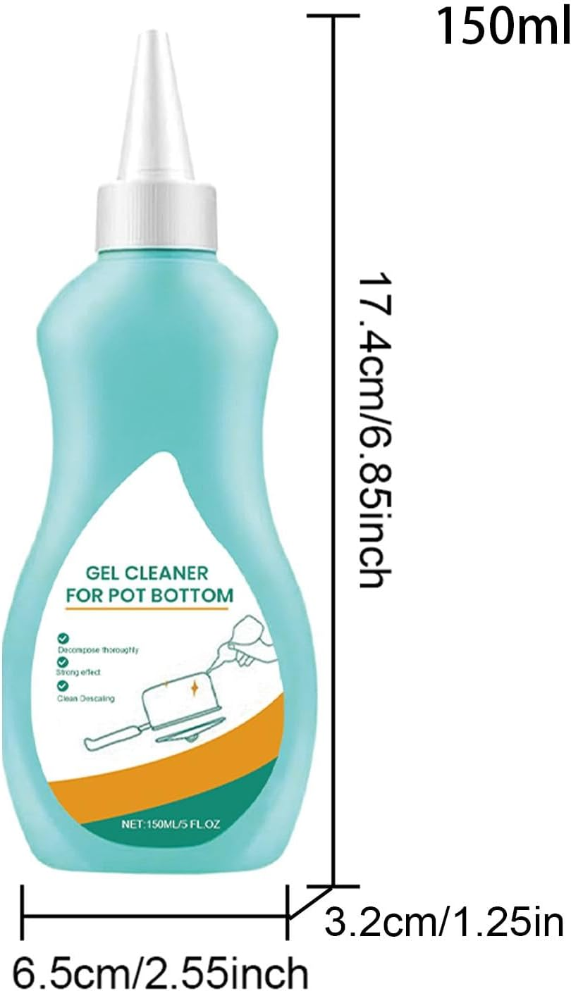 Magic Gel Cleaner for Pots and Pans, Household Cleaners 150Ml Wash Pot Gel Scale Cleaner, Effective Rust Remover Polishing Cleaner for Stove, Stainless Steel Cookware image number 6
