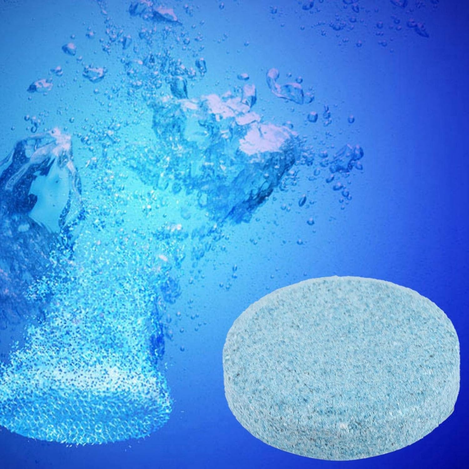 Ymiko Car Windshield Glass Concentrated Washer Tablets Car Windscreen Wiper Cleaning Washer Solid Glass Water Effervescent Tablet Windshield Cleaner for Car Kitchen Window (100Pcs) image number 6