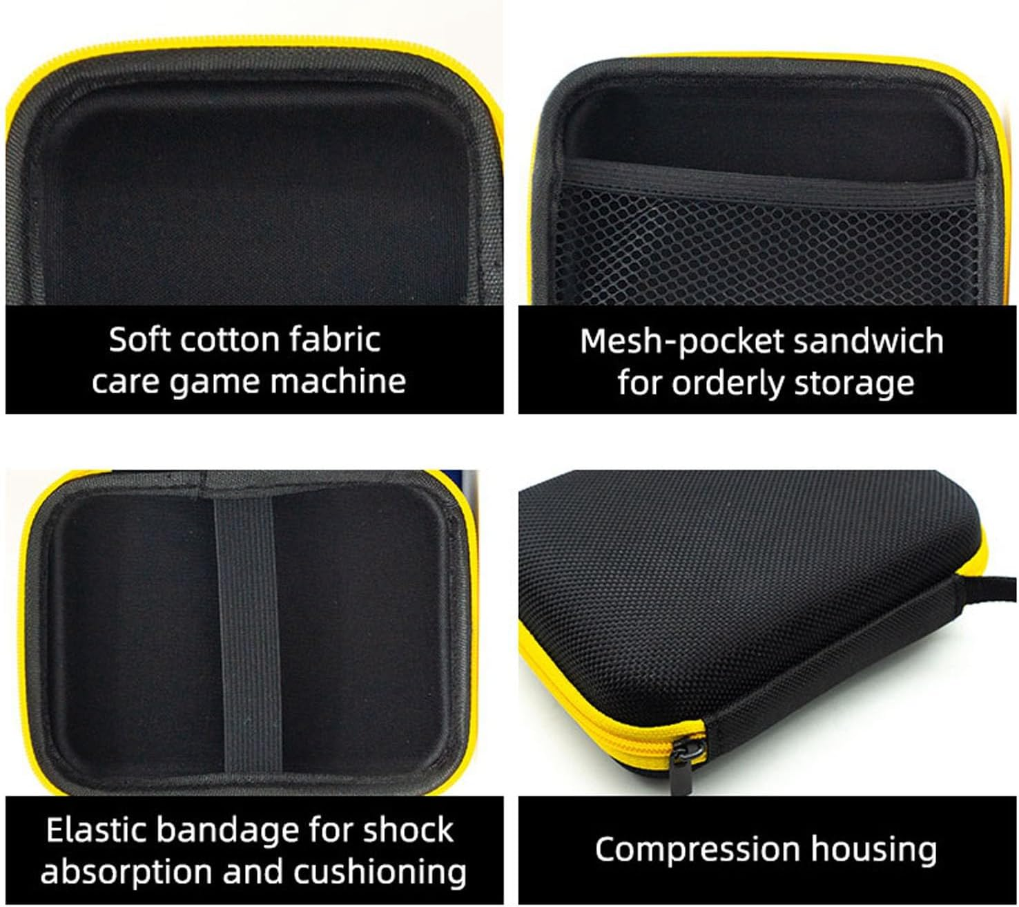 Hard Portable Travel Case for Miyoo Mini plus Handheld Game Console, 360 Degree Portable Carrying Storage Case for Miyoo Mini plus RG35XX image number 5