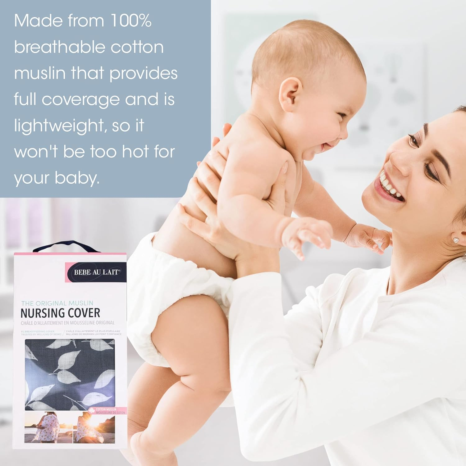 Boho Muslin Nursing Cover image number 2