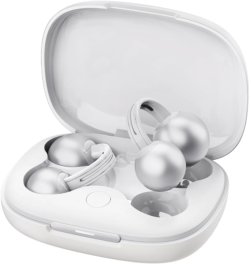 Mojawa Starclip Open-Ear Clip-On Wireless Bluetooth Headphones, 4D Panoramic Sound, Lightweight & Safe, Noise Cancelling Microphone, IP54 Water Resistant, Ear Clips for Sports & Everyday Use, Black