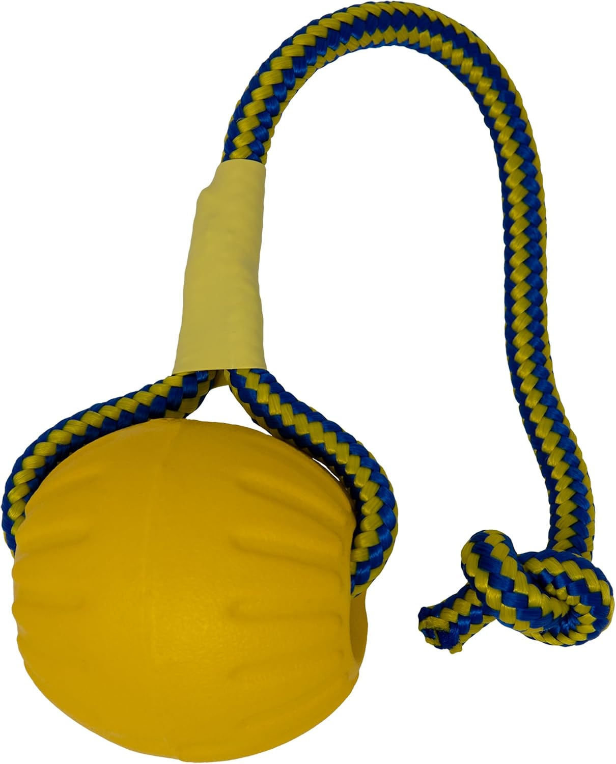 Starmark Swing and Fling Fetch Ball, Medium Yellow (Pack of 1) - M (Pack Of 1)