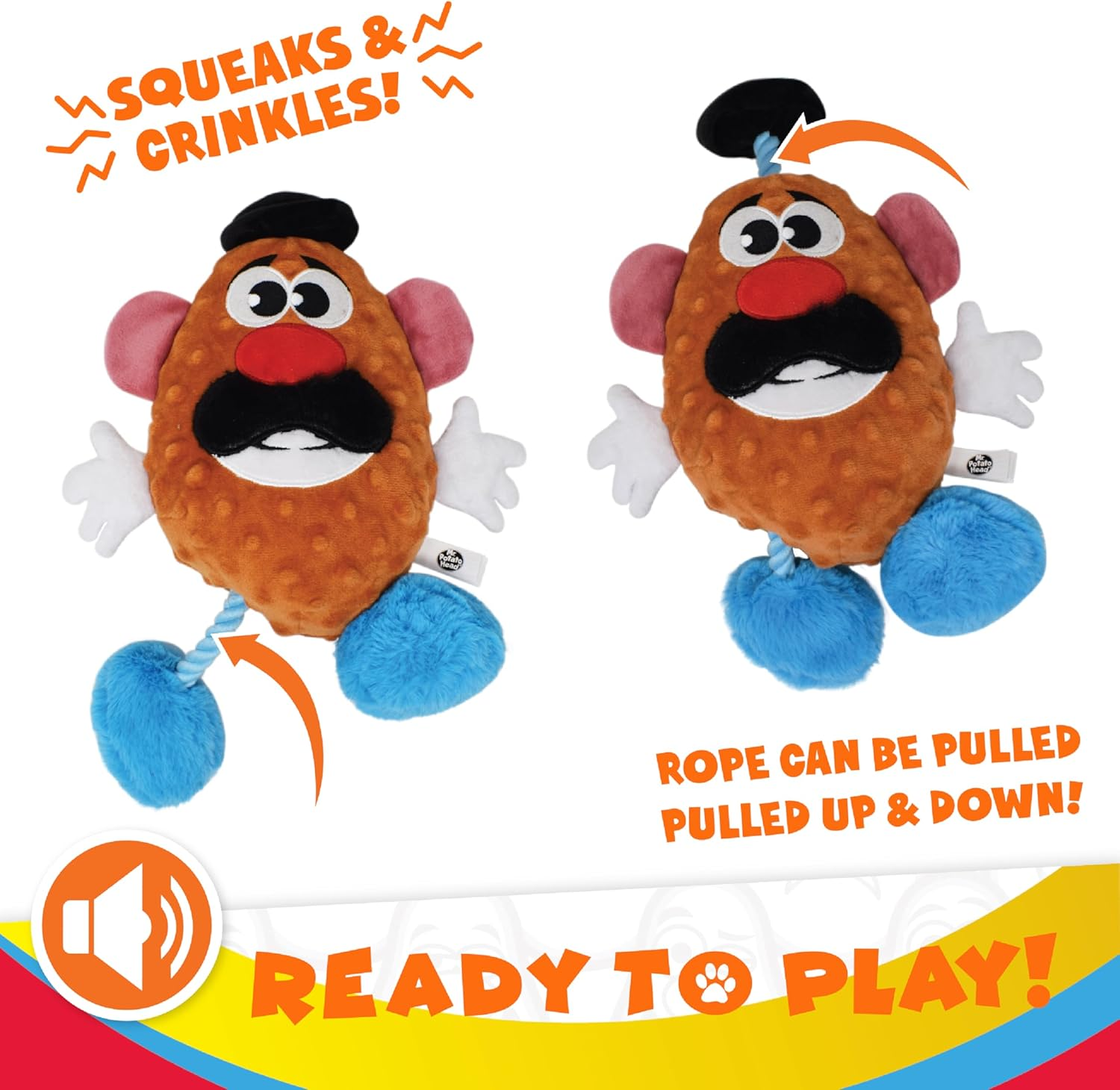 Hasbro Mr. Potato Head with Rope Dog Toy - Brown image number 5