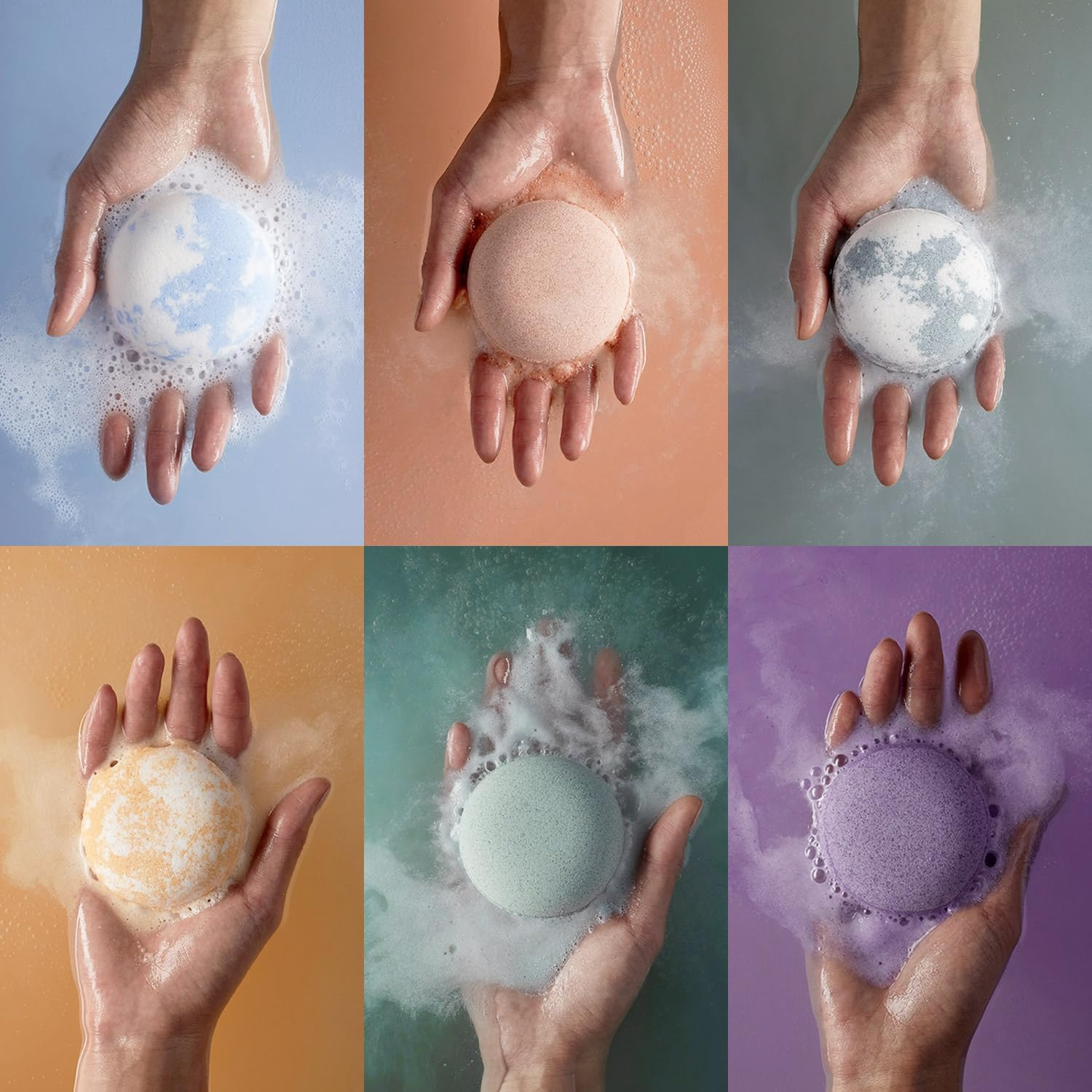 Kohler Sprig Bath Bomb Essentials Pack - Variety Pack (6 Count) - Bath Bombs image number 1