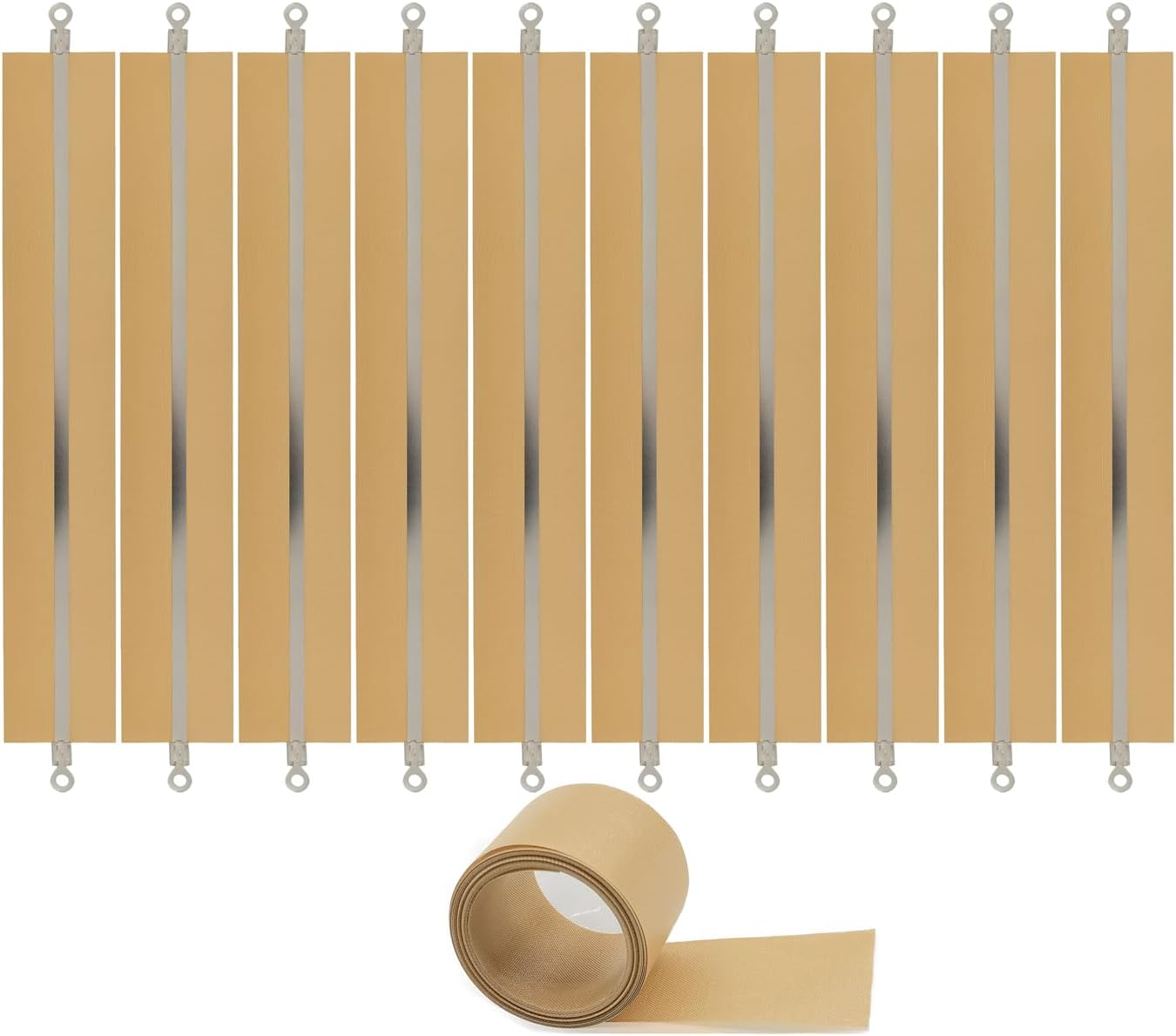 SEELAUGH Pack of 10 Heat Sealer Film Welding Machine Replacement Parts (5 Mm Wide), for Most Manual Beam Welding Machine, Heat Sealing Machine, Impulse Bag Sealer Replacement Parts image number 1