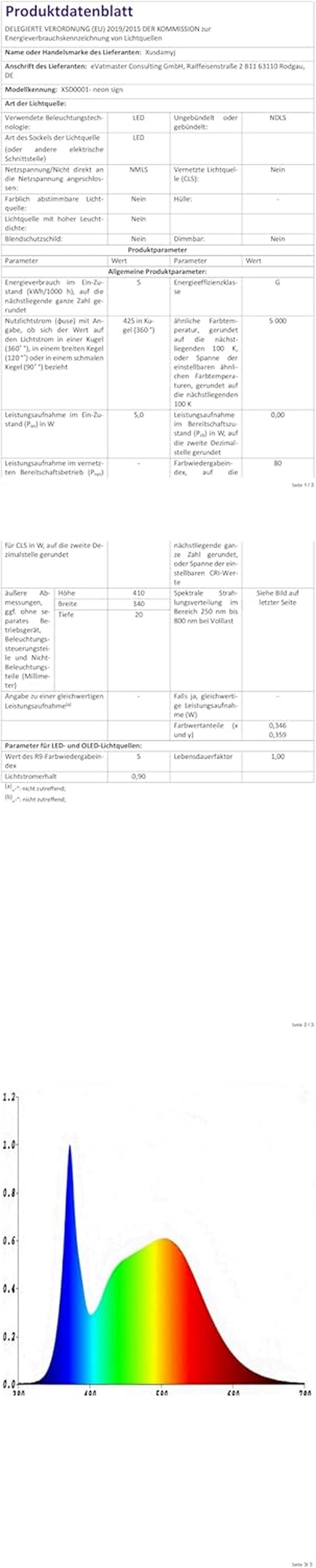 Xusdamyj 2 Pieces Flying Bat Halloween Neon Sign Bat Light Halloween Party Decoration Bedroom Light Home Wall Decor image number 5