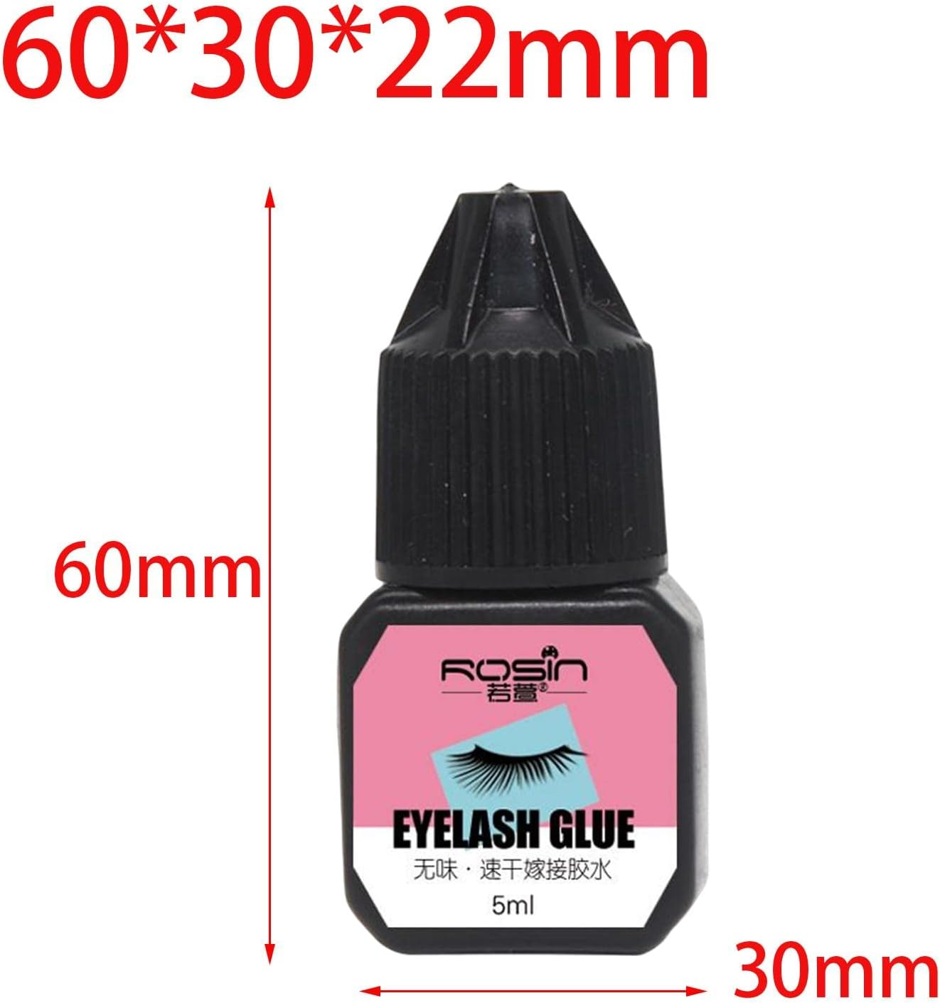 Harayaa Sensitive Eyelash Extension Glue DIY Lash Extension Glue 2S Quick Drying Black 5Ml Strong Eyelash Glue for Professional Use Salon image number 3