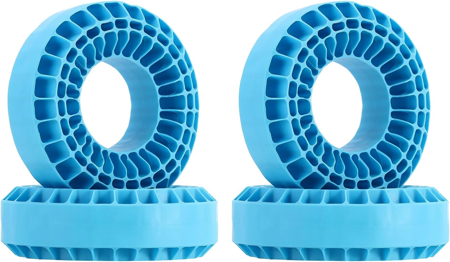 INJORA Silicone Rubber Insert for 118-122Mm 4.75" OD 1.9" Wheel Tires(Large Blue)