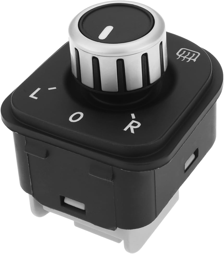 YINETTECH Side Mirror Adjustment Knob Left Rearview Mirror Switch Replacement Part 5K0959565 5ND959565A Compatible with Volkswagen image number 3