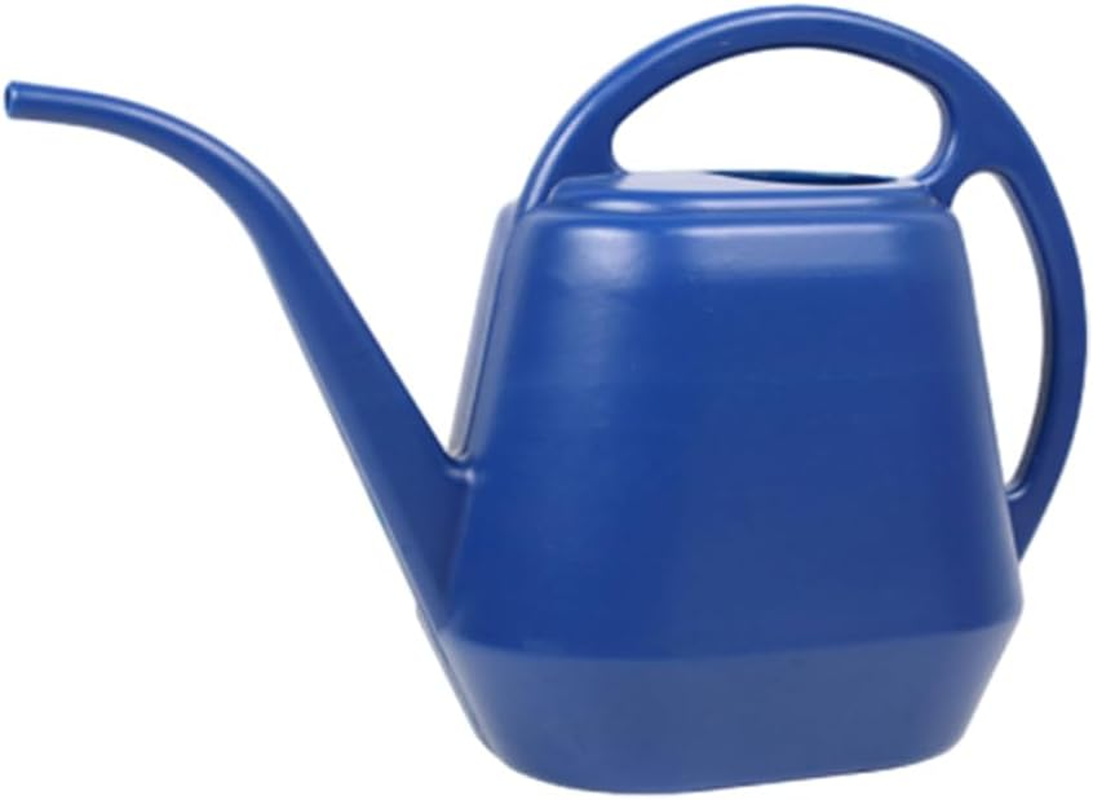 AIMALL 4L Gardening Watering Can - Durable Plastic Long Spout Watering Kettle, Available in Yellow, Wine Red, Lake Blue, Grey, Dark Green, Dark Blue, 14.9 X 9.64 X 7.87 Inches