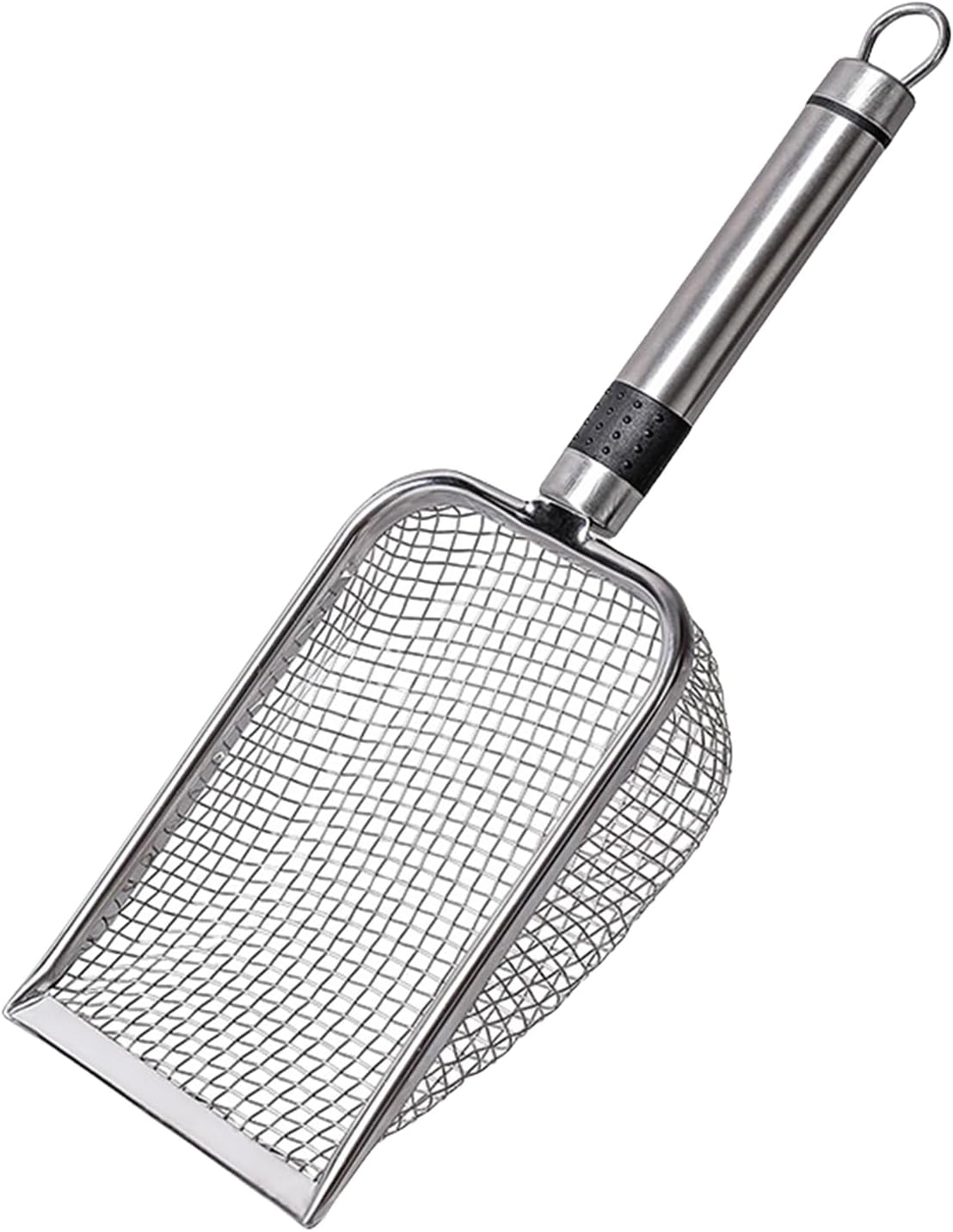 Cat Litter Box Scooper, Stainless Steel Kitten Scooper, Litter Box Scoop for Poop Sifting, Non-Stick Large Scooper with Long Handle for Litter Box and Kitten Pooper Lifter Jmedic image number 6