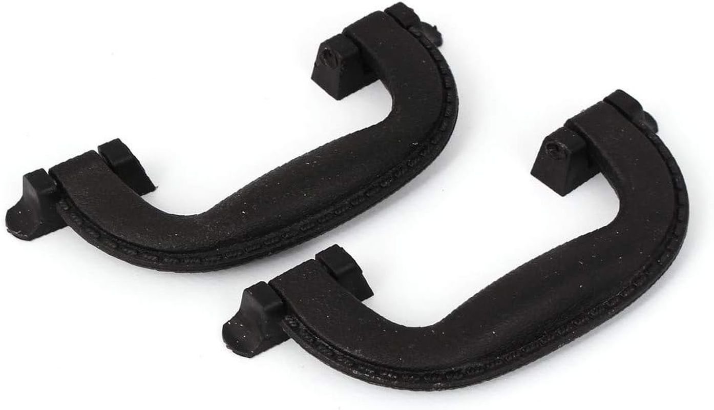 New Lon0167 Luggage Part Featured Suitcase Plastic Side Reliable Efficacy Carrying Pull Handle Black 120Mm Long 2Pcs(Id:C44 1E Fa 070) image number 1